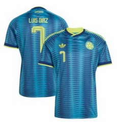 Youth Colombia Luis Diaz 2026 Away Replica Turquoise Jersey 1 Youth Colombia Luis Diaz 2026 Away Replica Turquoise Jersey 1
