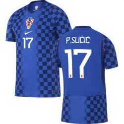 Youth 17 Croatia Petar Sucic Away Replica World Cup   2