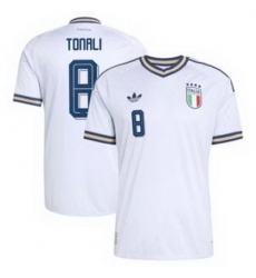 Youth 8 Italy National Sandro Tonali 2026 White 3 Youth 8 Italy National Sandro Tonali 2026 White 3