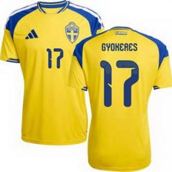 Youth 17 Sweden Viktor Gyokeres World Cup Replica Jersey  1