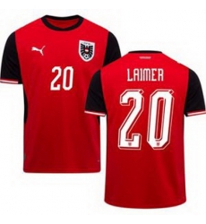 Men 20 Austria Konrad Laimer World Cup Away Replica Jersey  1