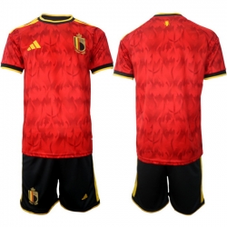 Belgium 2026 FIFA World Cup Soccer Jersey Red BLANK