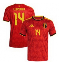 Men 14Dodi Lukebakio Belgium Jersey 1 Men 14Dodi Lukebakio Belgium Jersey 1