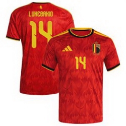 Men 14Dodi Lukebakio Belgium Jersey   1