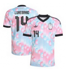 Men 14Dodi Lukebakio Belgium Jersey 2 Men 14Dodi Lukebakio Belgium Jersey 2