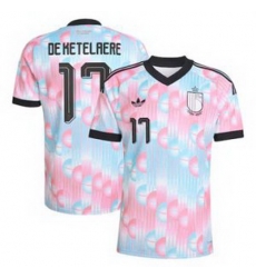 Men 17Charles De Ketelaere Belgium Jersey   2