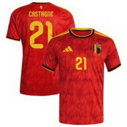 Men 21Timothy Castagne Belgium Jersey   1