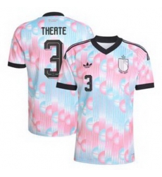 Men 3Arthur Theate Belgium Jersey 2 Men 3Arthur Theate Belgium Jersey 2