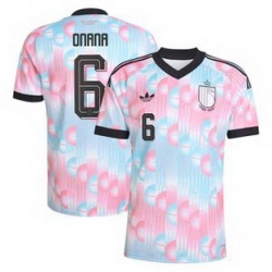 Men 6Amadou Onana Belgium Jersey   1