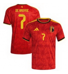 Men 7Kevin De Bruyne Belgium Jersey   1