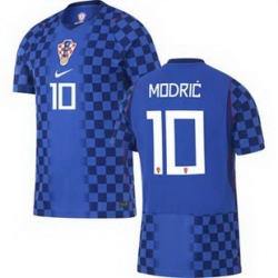 Men 10 Croatia Luka Modric Away Replica World Cup   2