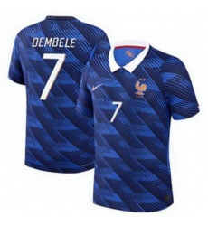 Men 7Ousmane Dembele France Jersey   2