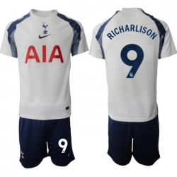 Men Tottenham Hotspur 2026 Soccer Jerseys White #9 RICHARLISON