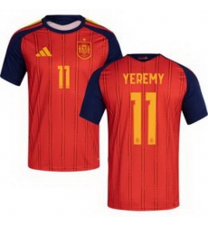 Women 11 Spain Yeremy Pino World Cup 2026 Away Replica Jersey   1