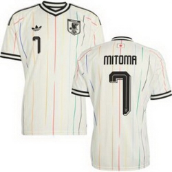Men 7 Japan Kaoru Mitoma Away Replica Jersey  2