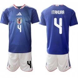 Men Japan 2026 Soccer Jerseys Blue Kou Itakura