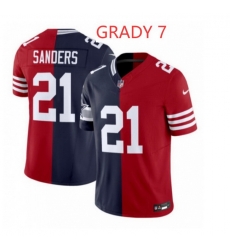 Cowboys 49ers Grady #7 Split Jersey Cowboys 49ers Grady #7 Split Jersey