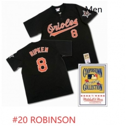 Men Orioles #20 ROBINSON Black Jersey