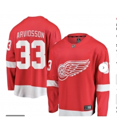 Men Red Red Wing #33 NHL Stitched Jersey