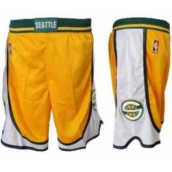 Seattle SuperSonics Basketball Shorts 002