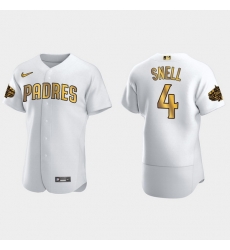 Men San Diego Padres Blake Snell 2022 Mlb All Star Game White Gold Men Jersey