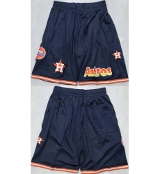 Men Houston Astros Navy Shorts 