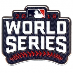 2016 MLB Official World Series Jersey TPU Patch Game Worn Version Chicago Cubs Cleveland Indians