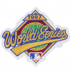1997 MLB World Series Logo Jersey Patch Florida Marlins vs Cleveland Indians II