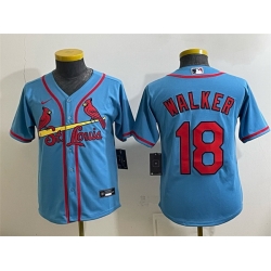 Youth St  Louis Cardinals  25 Mark McGwire Blue Cool Base Stitched Baseball Jersey