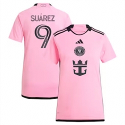 Women Inter Miami CF Luis Suarez 2024 25 Home Replica Pink