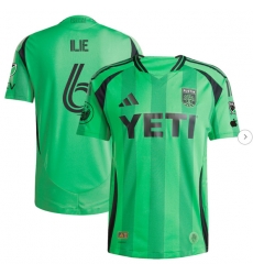 Mens Austin FC Ilie Sanchez adidas Green 2025 The Heartbeat Kit Authentic Player Jersey