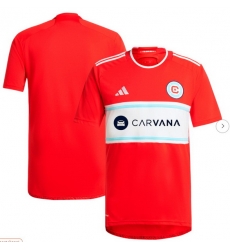 Men's Chicago Fire adidas Red 2024 Return To Red Replica Jersey