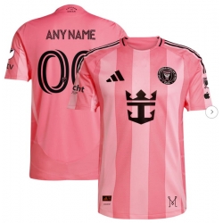Men's Inter Miami CF adidas Light Pink 2025 Euforia Authentic Custom Jersey