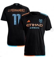 Men's New York City FC Julian Fernandez adidas Black 2024 24 7 Kit Replica Player Jersey Men's New York City FC Julian Fernandez adidas Black 2024 24 7 Kit Replica Player Jersey