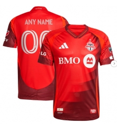 Men's Toronto FC adidas Red 2025 Club Kit Authentic Custom Jersey