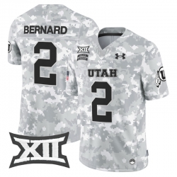 Men Women Youth Utah Utes 2 Micah Bernard 2024 Salute to Service Vapor Limited Jersey Arctic Camo All Stitched