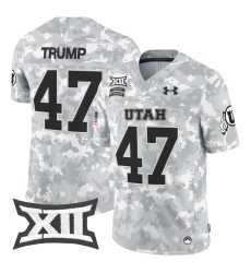 Men Women Youth Utah Utes 47 Donald Trump 2024 Salute to Service Vapor Limited Jersey Arctic Camo All Stitched Men Women Youth Utah Utes 47 Donald Trump 2024 Salute to Service Vapor Limited Jersey Arctic Camo All Stitched