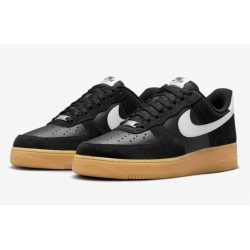 Women Nike Air Force One LV8 Bkack Summit Light Brown Shoes -