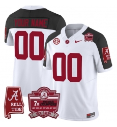 Men Women Youth Alabama Crimson Tide Nick Saban 7x Champions Patch Vapor Custom Jersey All Stitched Inverted