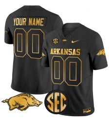 Men Women Youth Arkansas Razorbacks Gold Vapor Limited Custom Jersey All Stitched Black Gold Men Women Youth Arkansas Razorbacks Gold Vapor Limited Custom Jersey All Stitched Black Gold