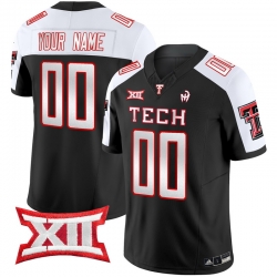 Men Women Youth Texas Tech Red Raiders 2024 Patrick Mahomes Symbol Vapor Limited Custom Jersey All Stitched Black Alternate