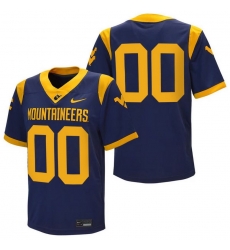 Men Women Youth West Virginia Mountaineers 2024 Custom Jersey All Stitched Navy