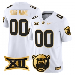 Men Women Youth Baylor Bears 2024 Gold Vapor Limited Custom Jersey All stitched White Gold