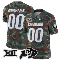 Men Women Youth Colorado Buffaloes 2024 Military Vapor Limited Custom Jersey All Stitched