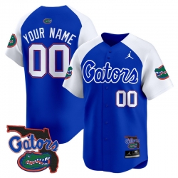 Men Women Youth Florida Gators 2024 Florida Patch Vapor Baseball Custom Jersey All Stitched Royal Alternate