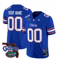 Men Women Youth Florida Gators 2024 Florida Patch Vapor Limited Custom Jersey All Stitched Royal