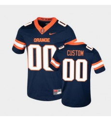 Men Women Youth Toddler Syracuse Orange Custom College Football Game Navy Jersey