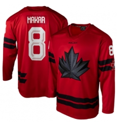 Mens Makar Cale #8 Red Hockey Canada 2026 Replica Jersey
