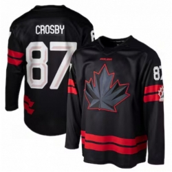 Mens Sidney Crosby #87 Black Hockey Canada 2026 Replica Jersey