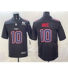 Men New England Patriots 12 Tom Brady Storm Blue 2025 F U S E  With 6x Super Bowl Champions Patch  Rivalries Vapor Limited Stitched Football Jersey